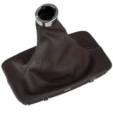 Mocha Gear Shift Knob Shifter Boot Gaiter Cover For Benz C W204 W212 2007-2013