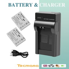 Batteria 2X1600mAh NB-5L+Caricabatterie per Canon IXUS 800 IS 850 IS 860 IS 870 IS 90 IS