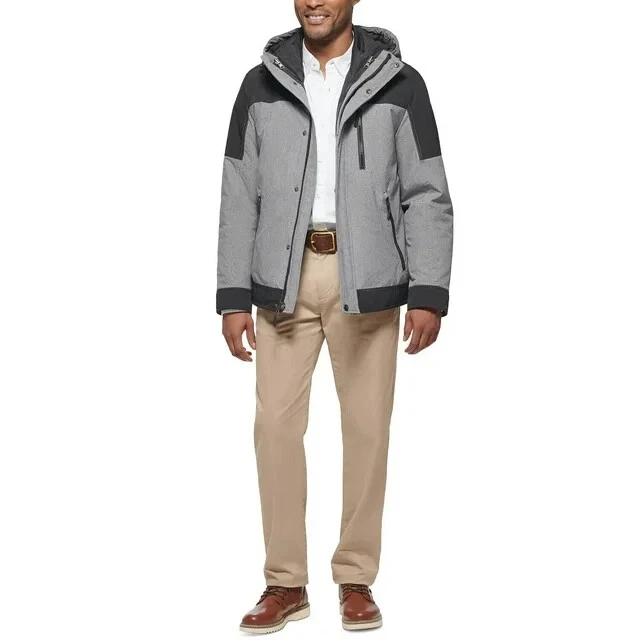 Club Room Men's 3-in-1 Hooded Jacket | Heather Grey | 2XLarge