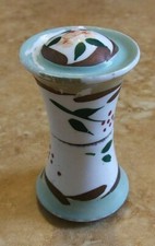 Vintage Strikalite Elfinware Hand Painted Porcelain Lighter Made in USA