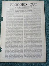 61-6 Ephemera vintage article flooded out a h Collingwood 