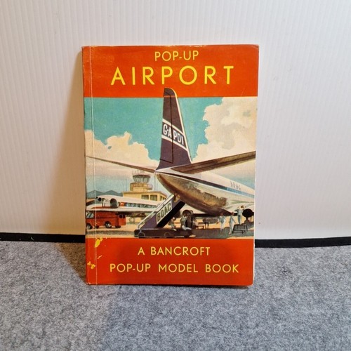 Bancroft Pop-Up Railway Station & Airport Model Books Vintage VGC - Foto 2 di 23