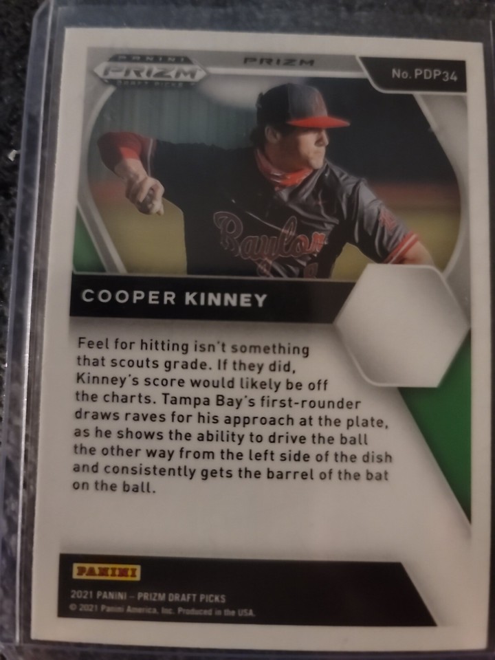 2021 Prizm Draft Picks Base 34 Cooper Kinney High School! eBay