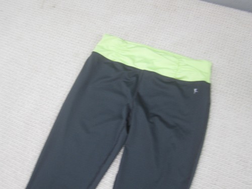 Danskin Now Pants Womens Medium Gray Green Fitted Athletic - Photo 2/10