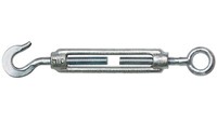 Seilspanner M10 Spannschloss Spannschraube Drahtspanner Draht Verzin ÖSe + Haken