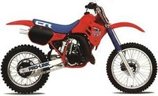 1985 1986 Honda CR 125 Plastic Kit Flash Red