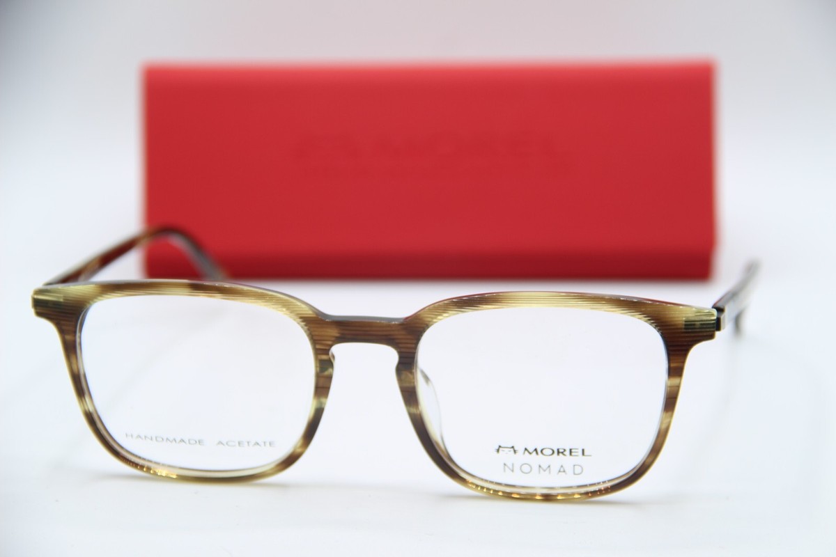 NEW MOREL NOMAD 40124N GN08 TORTOISE AUTHENTIC EYEGLASSES W  display picture 2