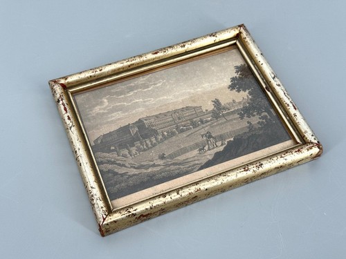 *PRINT AQUATINT BERLIN CHARITÉ 1800 ANTIQUE FRAMED CALAU - Picture 3 of 10