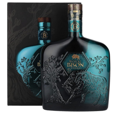Royal Bison Supreme Vodka 40% Vol. 0,7l in Geschenkbox Wodka Водка