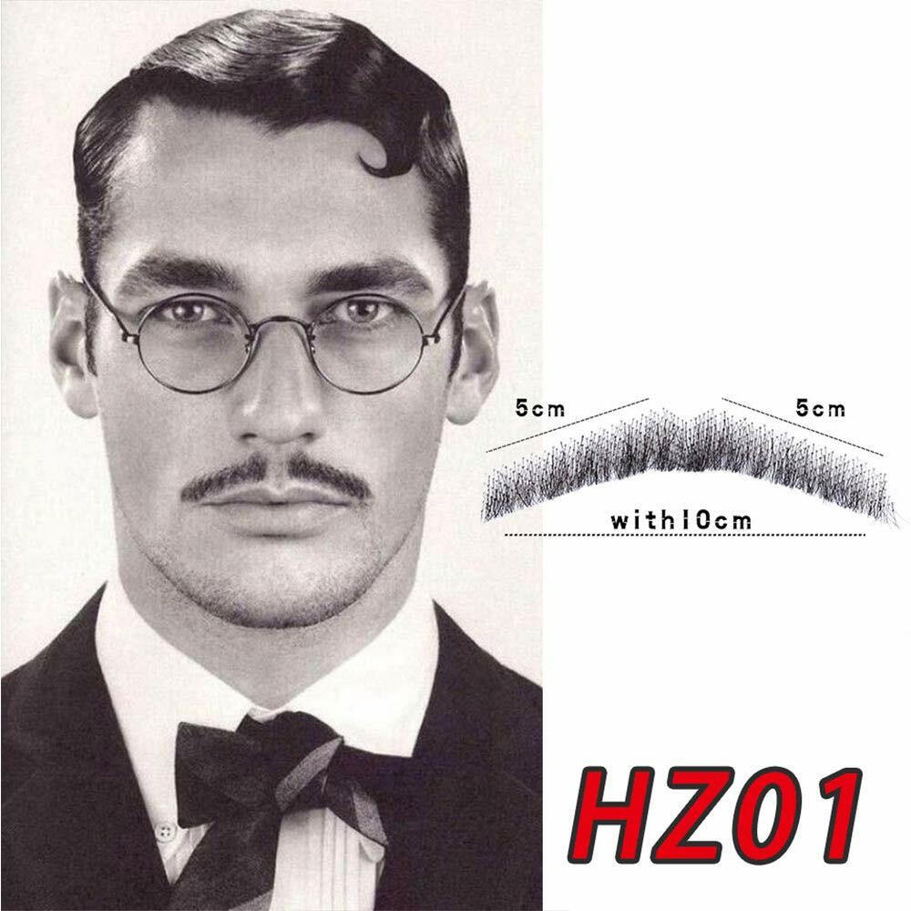 Fake Beard Hand Made Real Human Hair Lace Comfortable Invisible ...