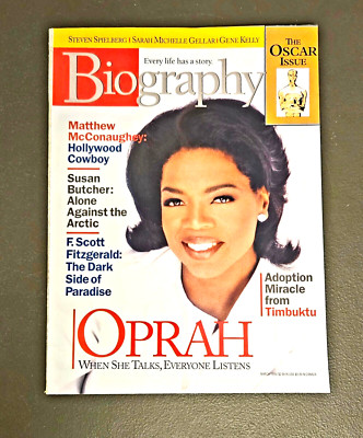 OPRAH Biography Magazine March 1999 (Vintage)