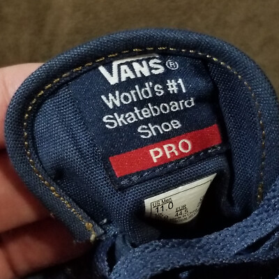 VANS ROWLEY OFF THE SHOES RARE 66/99 BLUE SUEDE DENIM EXCELLENT