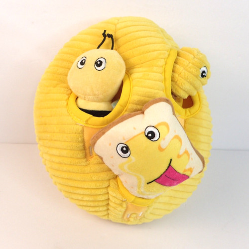 Dog Toy Bee Hive Bright Ideas for Brainy Pups Hide & Peek Boredom Buster