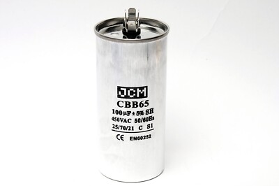 100UF 450V CBB65 100MFD 450 VAC 100 UF MFD Fan Capacitor Run AC AIR Compressor