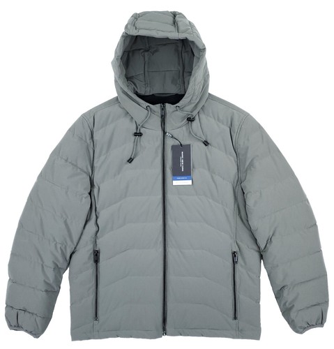 Manteau Puffer Noir Avec Capuche Et Ceinture – Marc New York Taille XL Neuf Avec étiquettes