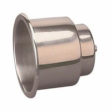 Sea Dog 588065 Stainless Steel Flush Mount Combo Drink Holder with Drain Fitting