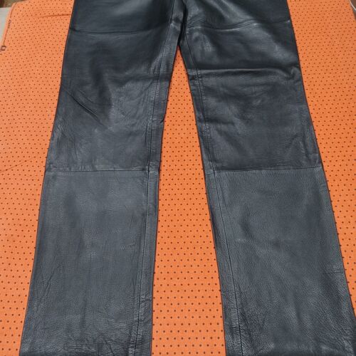 Tannery West Vintage 80er Jahre weiche plissierte Herrenhose aus Lammfell - Bild 2 von 16