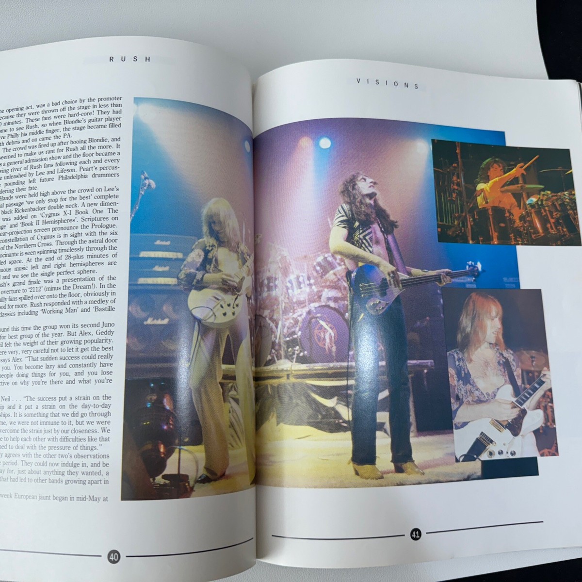 Rush Visions The Official Biography By Bill Banasiewicz
