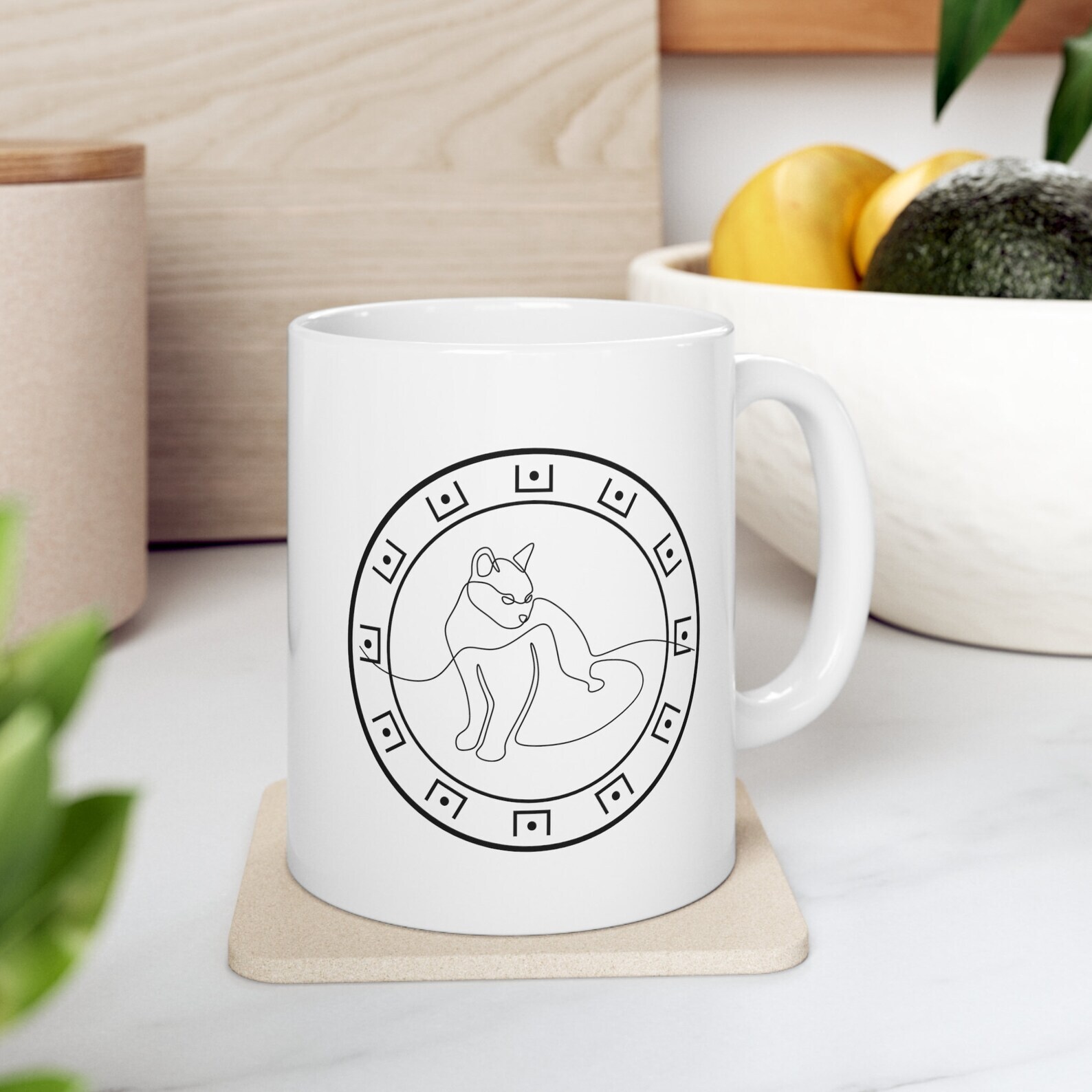 Stylish Fox Design Coffee Mug Perfect Gift for Fox Lovers