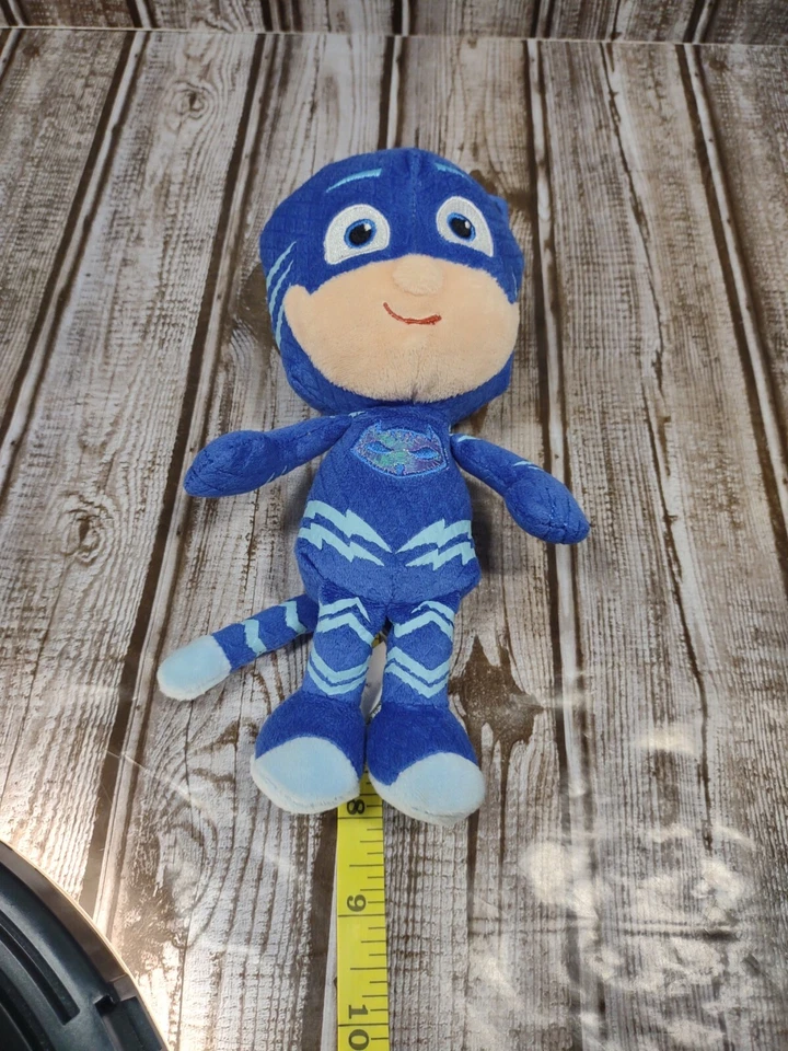 Figura de peluche PJ Masks dibujos animados peluche azul CATBOY 9" Just Play Foto 4 de 4