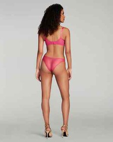 Vintage Agent Provocateur Raiven Pink Brief Fishnet Small AP2 8-10 BNWT