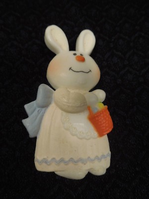 Vintage Hallmark 1975 Bernadette Bunny Lapel Pin - HARD-TO-FIND Rabbit Easter