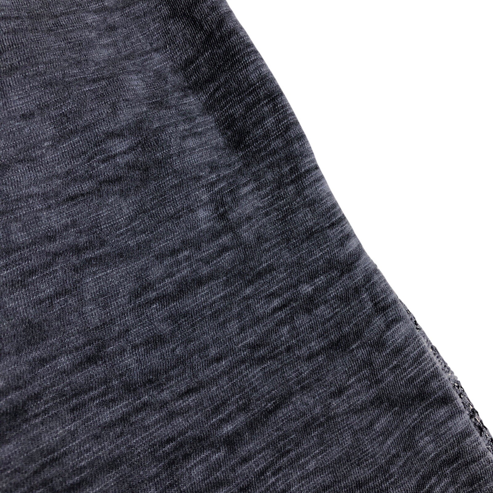 Catherines Top Womens 18/20W Gray Blue Floral Lace Crochet Stretch Short Sleeve