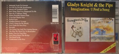 GLADYS KNIGHT & PIPS Imagination I Feel a Song CD RARE/OOP 1992 Sequel