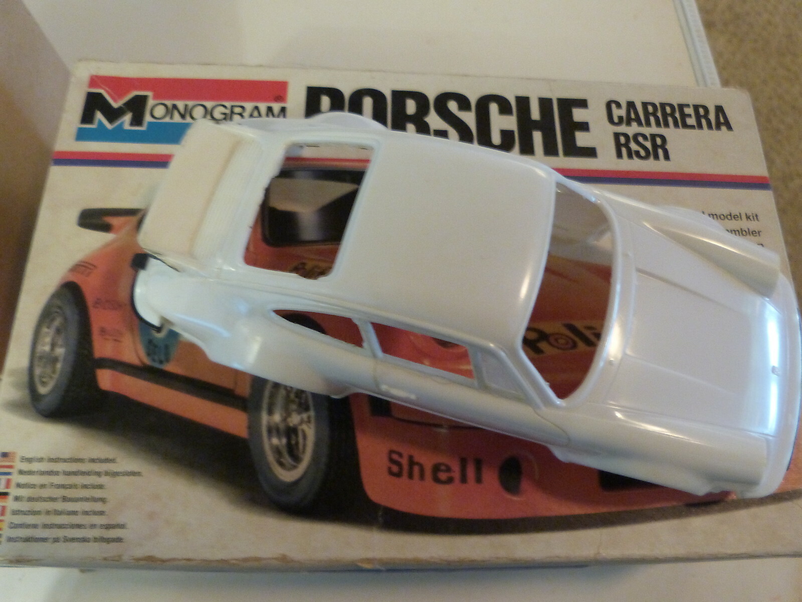 porsche plastic model kit