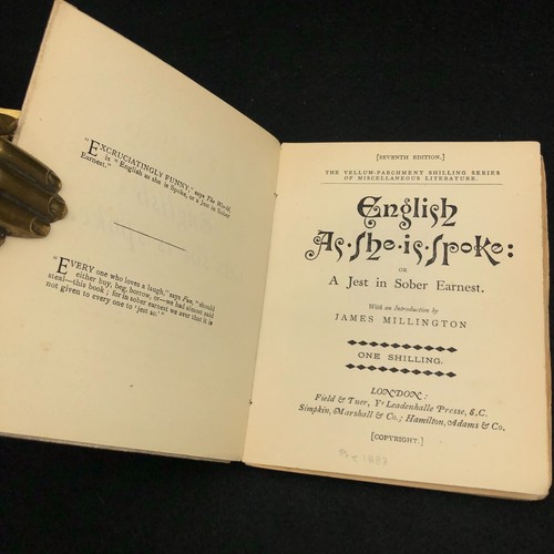 English As She Is Spoke ~ James Millington ~ Parchment (7th Edition c1893) - Picture 9 of 17