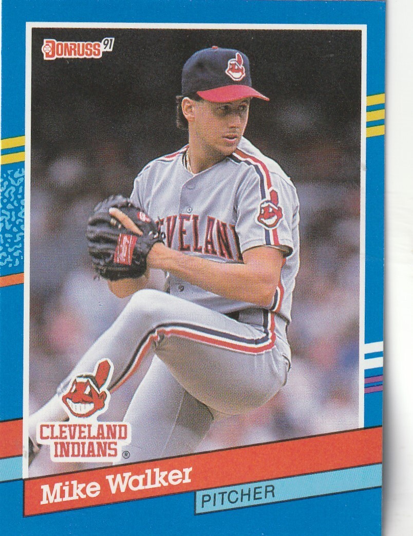 FREE SHIPPING-MINT-1991 Donruss #61 Mike Walker Cleveland Indians