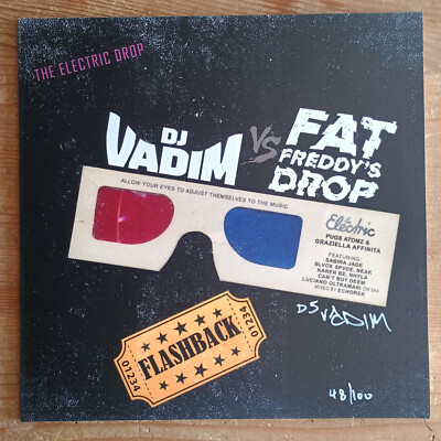 DJ Vadim VS Fat Freddy's Drop    Flashback 12'' EU-2019 SIGNED & NUMBERED 54/100