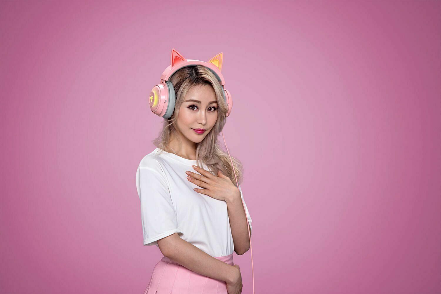 Razer Kraken Pink Kitty Edition Headset (Renewed) for sale online | eBay