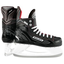 Bauer NS Youth Ice Hockey Skate Black New In Box Shoe Size 13 Red Accent Lace-up