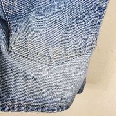 Short Court Denim Paris Blues Taille 7 - Neuf Avec étiquettes, Coupe Low-rise, Style Juniors