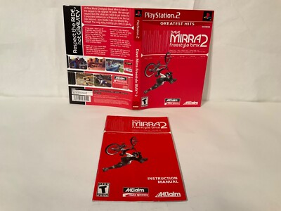 *Case Art & Manual Only* Dave Mirra 2 Freestyle BMX PS2 Playstation 2 *OEM* (GH)