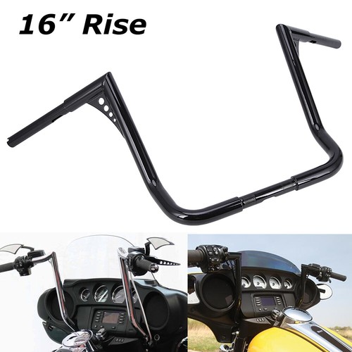 12 14 16" 18" Rise Ape Hangers HandleBar For Harley Touring Electra Street Glide - Bild 46 von 53
