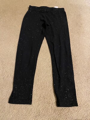 So Size 10 Sparkle Black Pants Girls