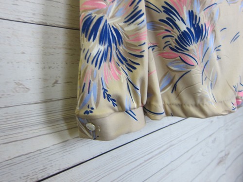 Blusa vintage para mujer Alfred Dunner cuello floral de manga larga talla: 14 - Imagen 3 de 7