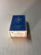 BOX OF 100 INDUSTRIAL SEWING NEEDLES 106GS SIZE 75/029 --FREE SHIPPING--