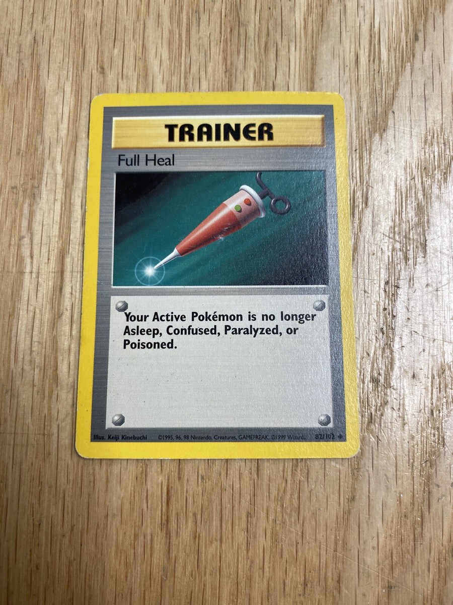 1999 Pokemon Trainer Full Heal Card | eBay