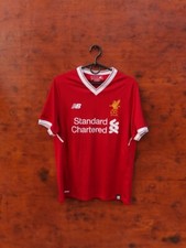 LIVERPOOL ANNIVERSARY 2017/2018 HOME FOOTBALL SHIRT NEW BALANCE SIZE S ADULT
