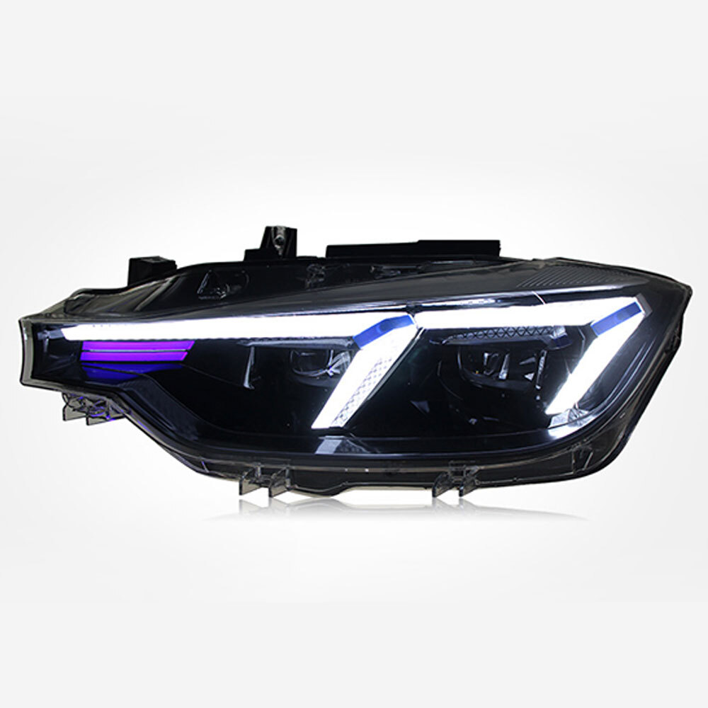 Set Klarglas Schwarz Scheinwerfer H7/H1 Facelift LED Angel Eyes Design – GmbH