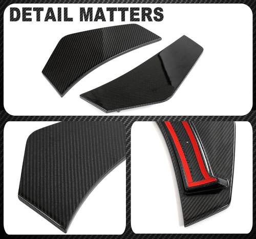 DRY Carbon Hinten Flossen Flaps Splitters Side Canards für Audi R8 V10 2019-2023 - Bild 13 von 13