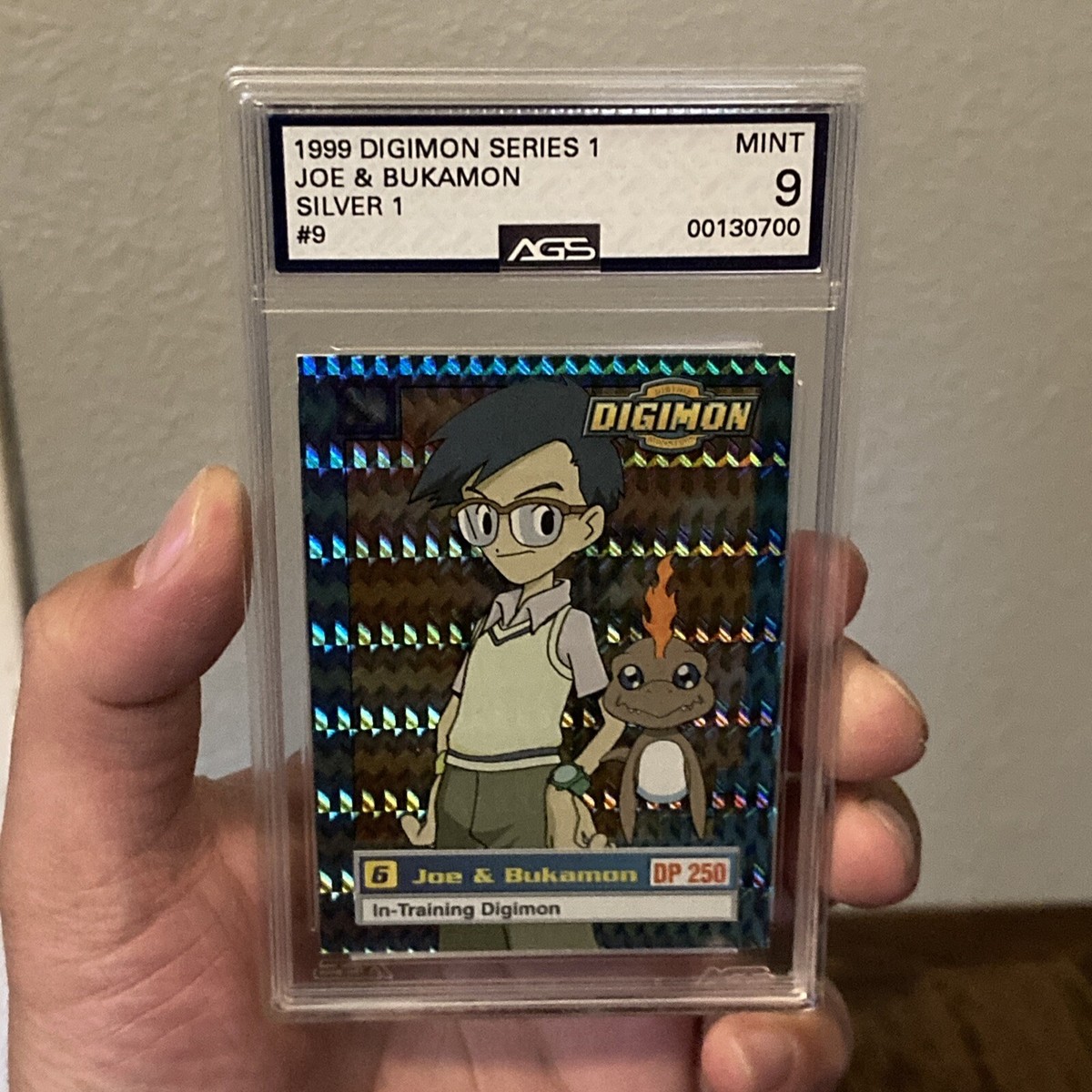 1999 DIGIMON CARD JOE & BUKAMON | 9 of 34 HOLO Graded 9 AGS Grading Mint 1999 DIGIMON CARD JOE & BUKAMON | 9 of 34 HOLO Graded 9 AGS Grading Mint