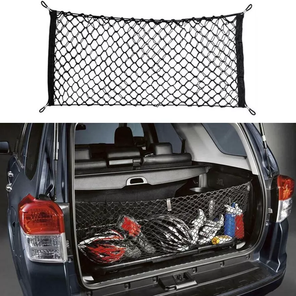 43.3''x15.7'' Rear Cargo Net Auto Trunk Organizer Storage Durable Nylon Mesh Bag