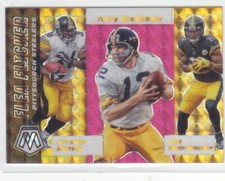 2020 Mosaic TERRY BRADSHAW JEROME BETTIS JUJU /10 PINK FLUORESCENT FLEA FLICKER