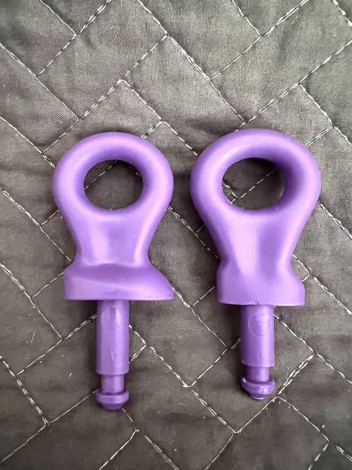 Juego de 2 ganchos morados Baby Einstein Neighborhood Friends pieza de repuesto Foto 2 de 4