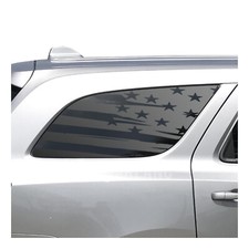 Distressed Style Usa Flag Decal For Dodge Durango 3rd Window 2011-2024