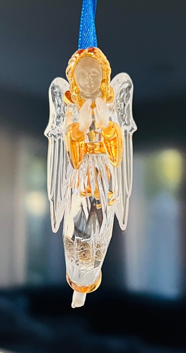 SWAROVSKI クリスタルメモリアルエンジェル 1999 Swarovski Christmas Memories 1999 Angel w/ Flute Crystal